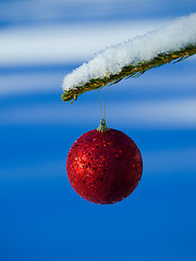 Image showing christmas tree ball decoration