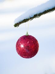 Image showing christmas tree ball decoration