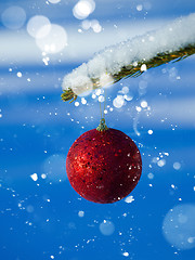 Image showing christmas tree ball decoration