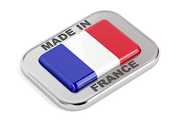 Image showing Made in France, silver badge 