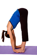 Image showing Woman in Yoga Position