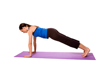 Image showing Woman in Yoga Position