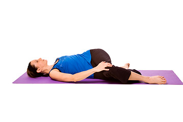 Image showing Woman in Yoga Position