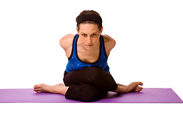 Image showing Woman in Yoga Position