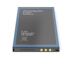 Image showing Rechargeable Li-ion battery