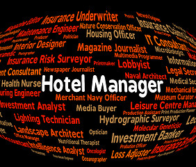 Image showing Hotel Manager Shows Place To Stay And Administrator