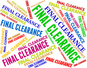 Image showing Final Clearance Represents Offer Ultimate And Sale