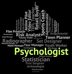 Image showing Psychiatrist Job Shows Employment Disorders And Psychology?