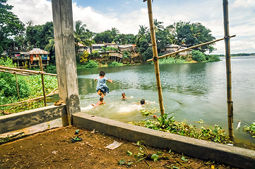 Image showing Swimming in Bangladesh