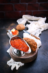 Image showing red caviar