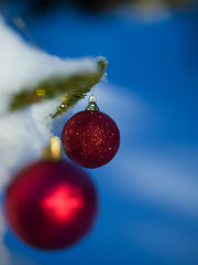 Image showing christmas tree ball decoration