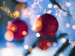 Image showing christmas tree ball decoration