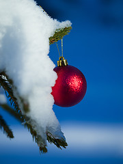 Image showing christmas tree ball decoration