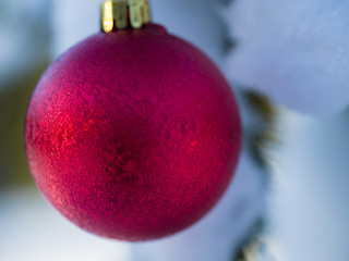 Image showing christmas tree ball decoration