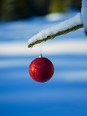 Image showing christmas tree ball decoration