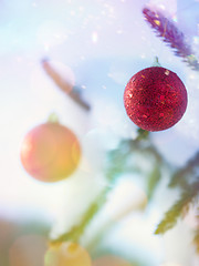 Image showing christmas tree ball decoration