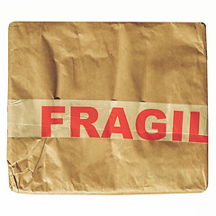Image showing Vintage looking Fragile picture