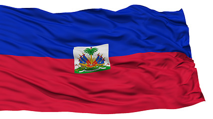 Image showing Isolated Haiti Flag