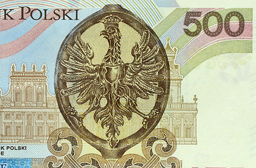 Image showing Polish 500 zloties banknote