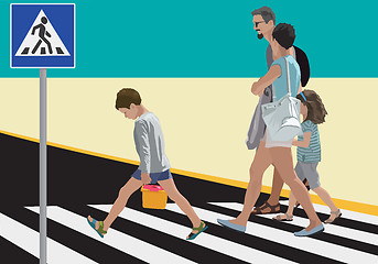 Image showing Pedestrians