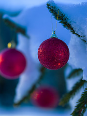 Image showing christmas tree ball decoration