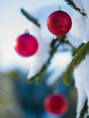 Image showing christmas tree ball decoration