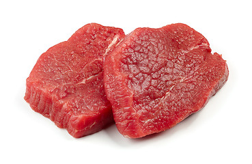 Image showing fresh raw fillet steaks