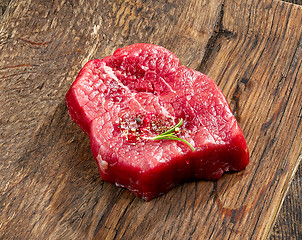 Image showing fresh raw fillet steak