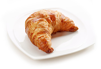 Image showing freshly baked croissant