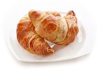 Image showing freshly baked croissants