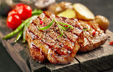 Image showing freshly grilled steak