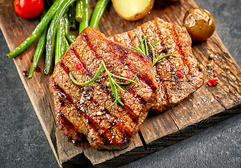 Image showing Grilled fillet steaks