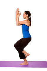 Image showing Woman in Yoga Position