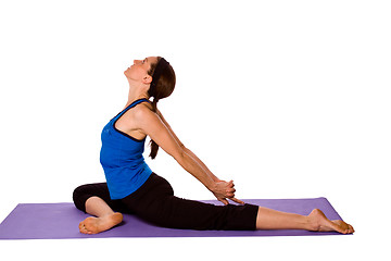 Image showing Woman in Yoga Position