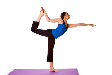 Image showing Woman in Yoga Position