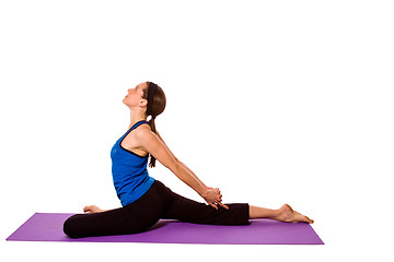 Image showing Woman in Yoga Position