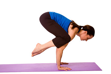 Image showing Woman in Yoga Position