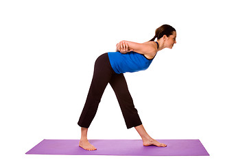 Image showing Woman in Yoga Position