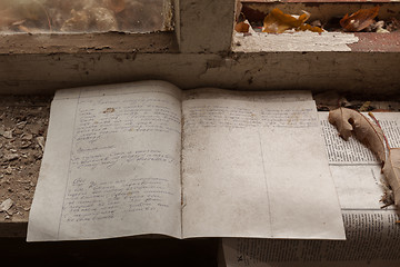 Image showing Destruction in Chernobyl kindergarten.