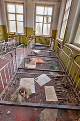 Image showing Ruined kindergarten in Chernobyl
