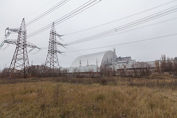 Image showing Chernobyl, Ukraine. 4 block of Chernobyl nuclear power plant