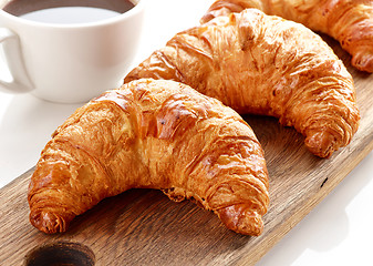 Image showing freshly baked croissants