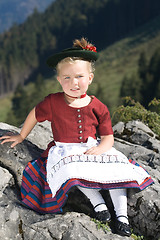 Image showing Bavarian toddler