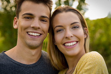 Image showing The joy of being in love