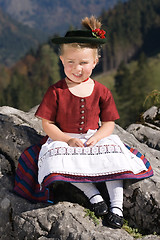 Image showing Bavarian toddler