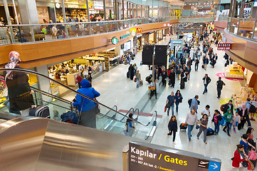 Image showing Interior hall Istanbul airport. Turkey