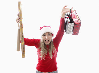 Image showing Getting things for Christmas
