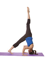 Image showing Woman in Yoga Position