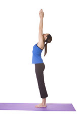 Image showing Woman in Yoga Position