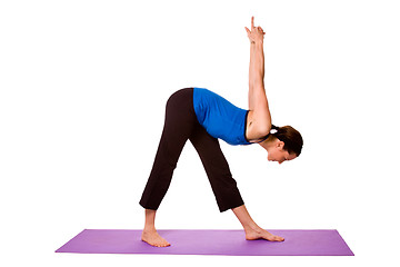 Image showing Woman in Yoga Position